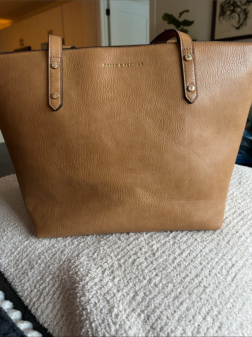Poppy and Peonies Go Getter Tote Bag